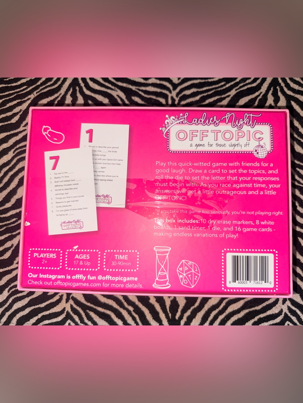 Off Topic Game - Pink - Picture 2 of 2